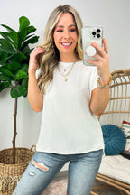  Manzanillo Rib Knit Drop Shoulder Top - BACK IN STOCK - Madison and Mallory