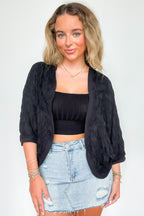 Marciela Bat Sleeve Bolero Cardigan - FINAL SALE - Madison and Mallory