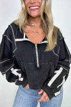  Marcy High Neck 1/2 Zip Top - BACK IN STOCK - Madison and Mallory