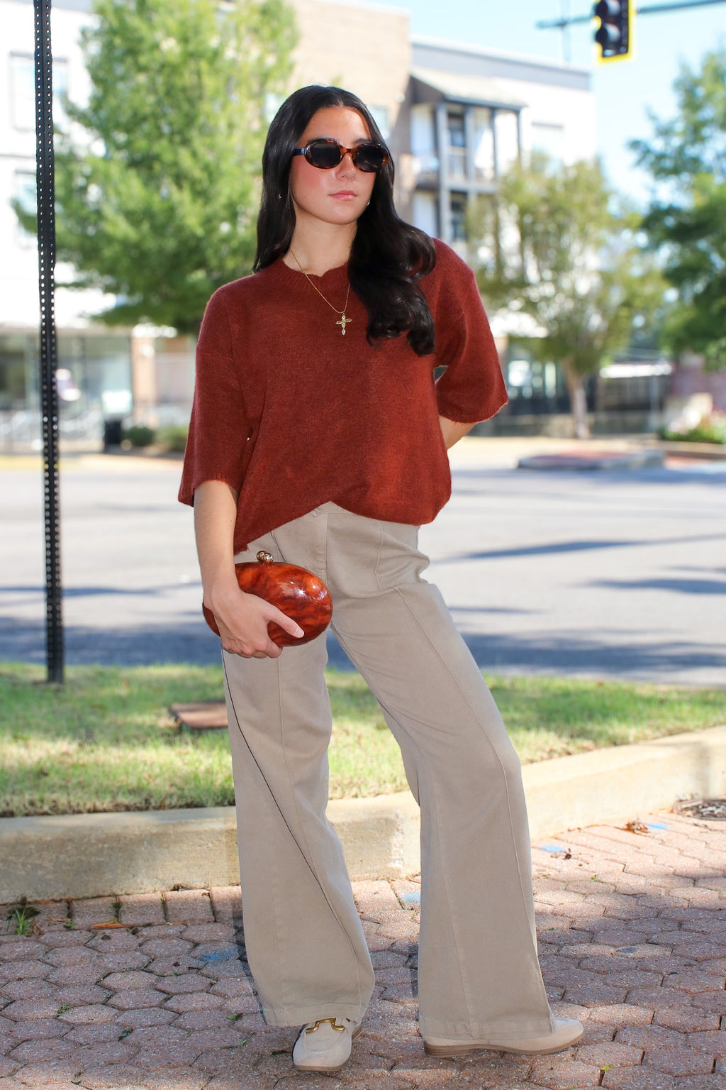 Margeaux Sweater Tee - Madison and Mallory