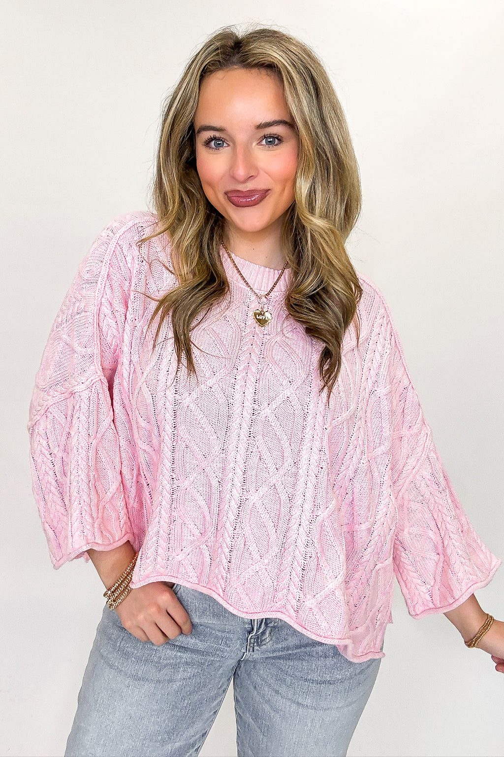 Ballet / SM Mariner Weave Knitted Sailors Knot Round Neck Sweater - Madison and Mallory