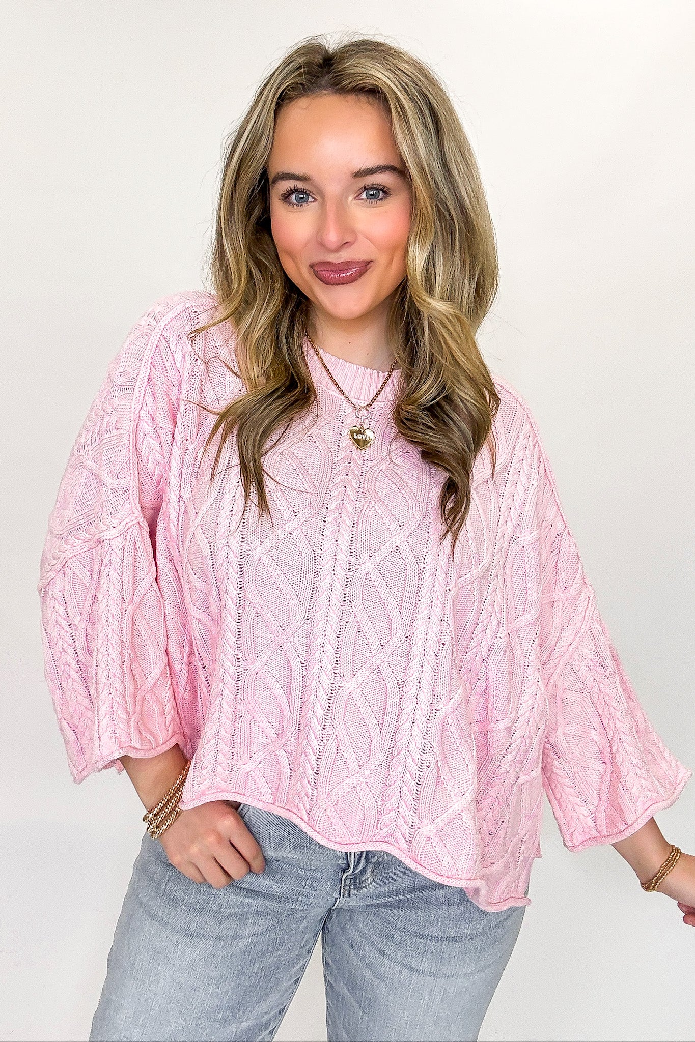 Ballet / SM Mariner Weave Knitted Sailors Knot Round Neck Sweater - Madison and Mallory