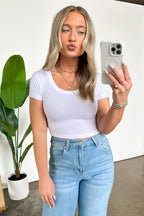 Marisah Ribbed Short Sleeve Top - FINAL SALE - Madison and Mallory