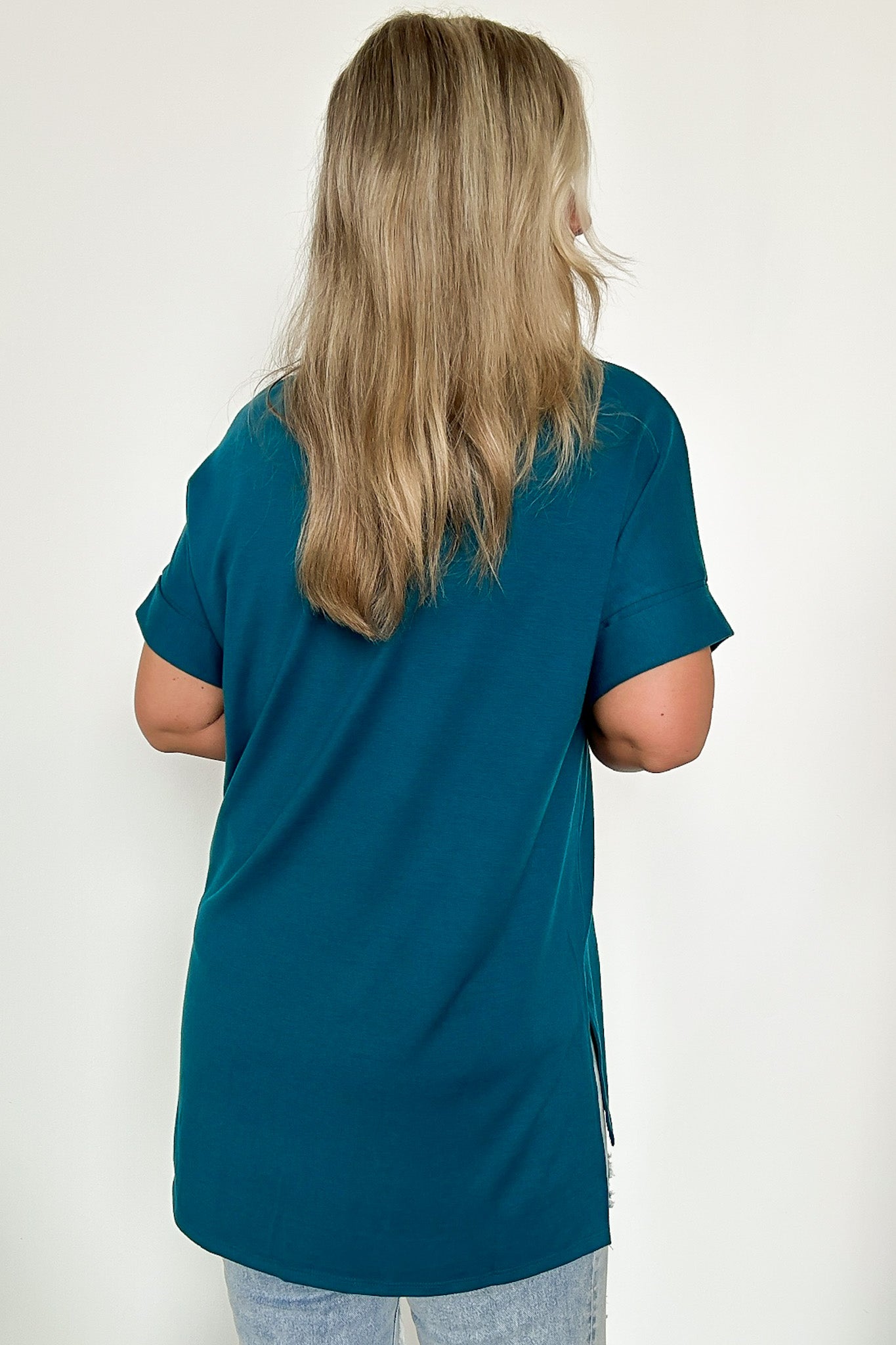  Mariza Rolled Sleeve Top - BACK IN STOCK - Madison and Mallory