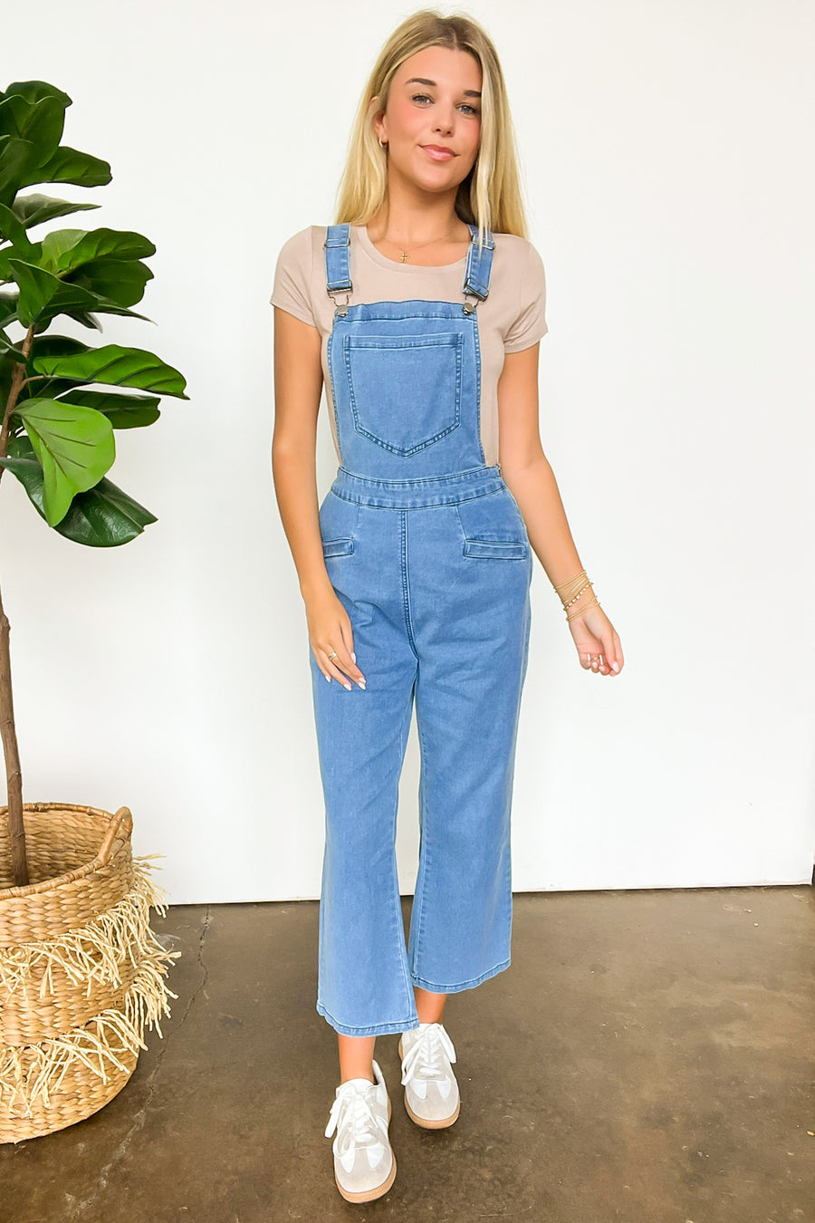  Marlah Wide Leg Denim Overalls - FINAL SALE - Madison and Mallory