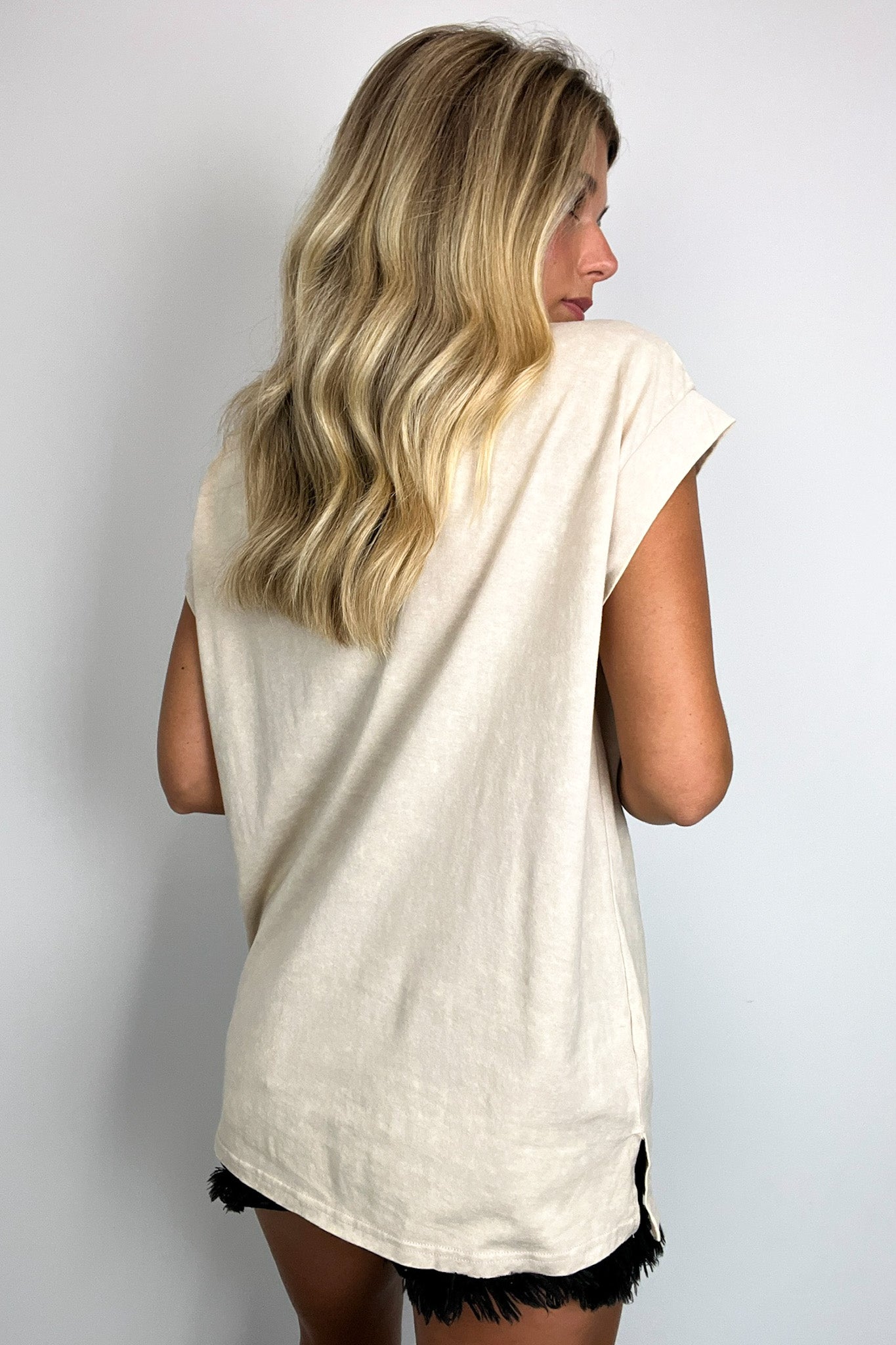  Mason Mineral Washed Crew Neck Top - Madison and Mallory