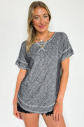 Black / S Maura Scoop Neck Top - FINAL SALE - Madison and Mallory