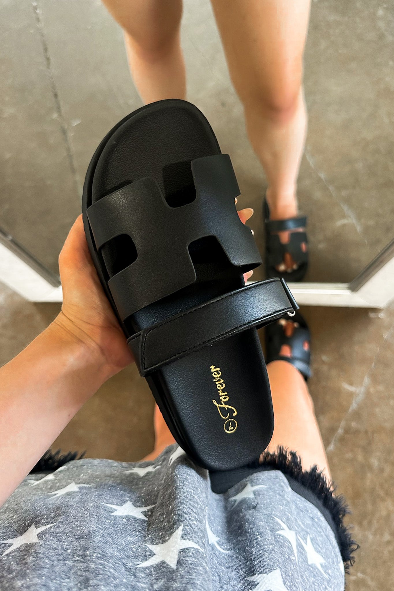  Maven H Velcro Strap Sandals - FINAL SALE - Madison and Mallory