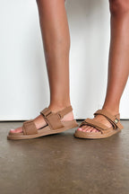 Mayara Flatform Double Buckle Sandals - FINAL SALE - Madison and Mallory