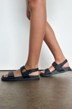 Mayara Flatform Double Buckle Sandals - FINAL SALE - Madison and Mallory