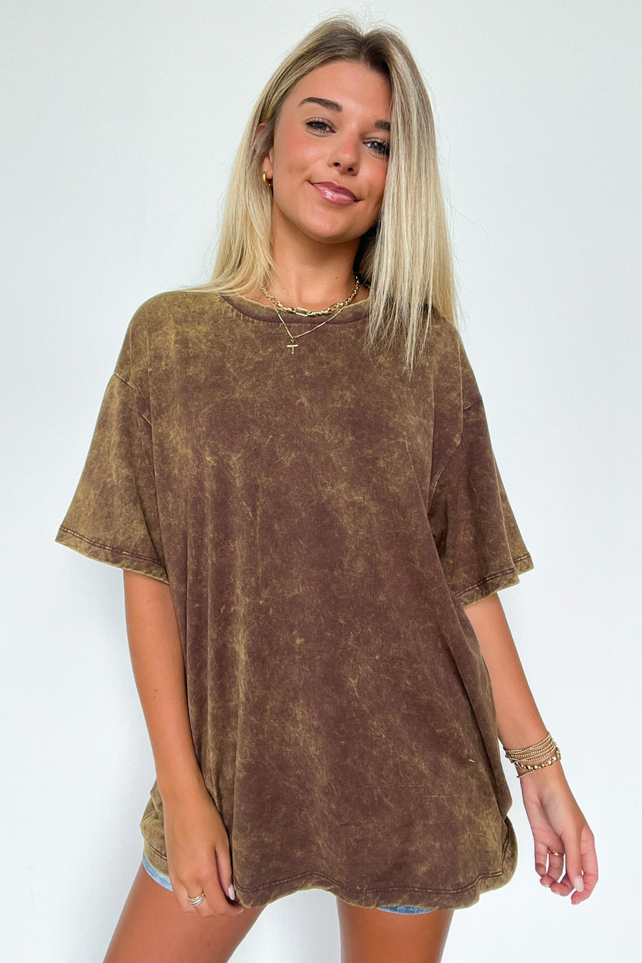  Melena Mineral Washed Relaxed Top - BACK IN STOCK - Madison and Mallory