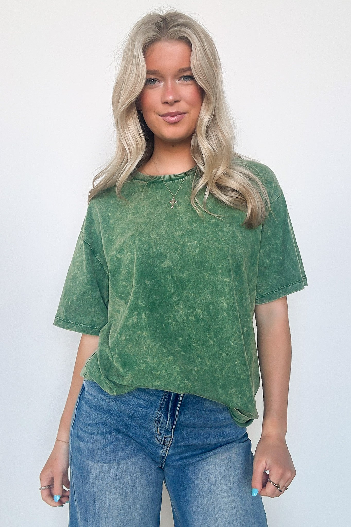  Melena Mineral Washed Oversized Top - BACK IN STOCK - Madison and Mallory