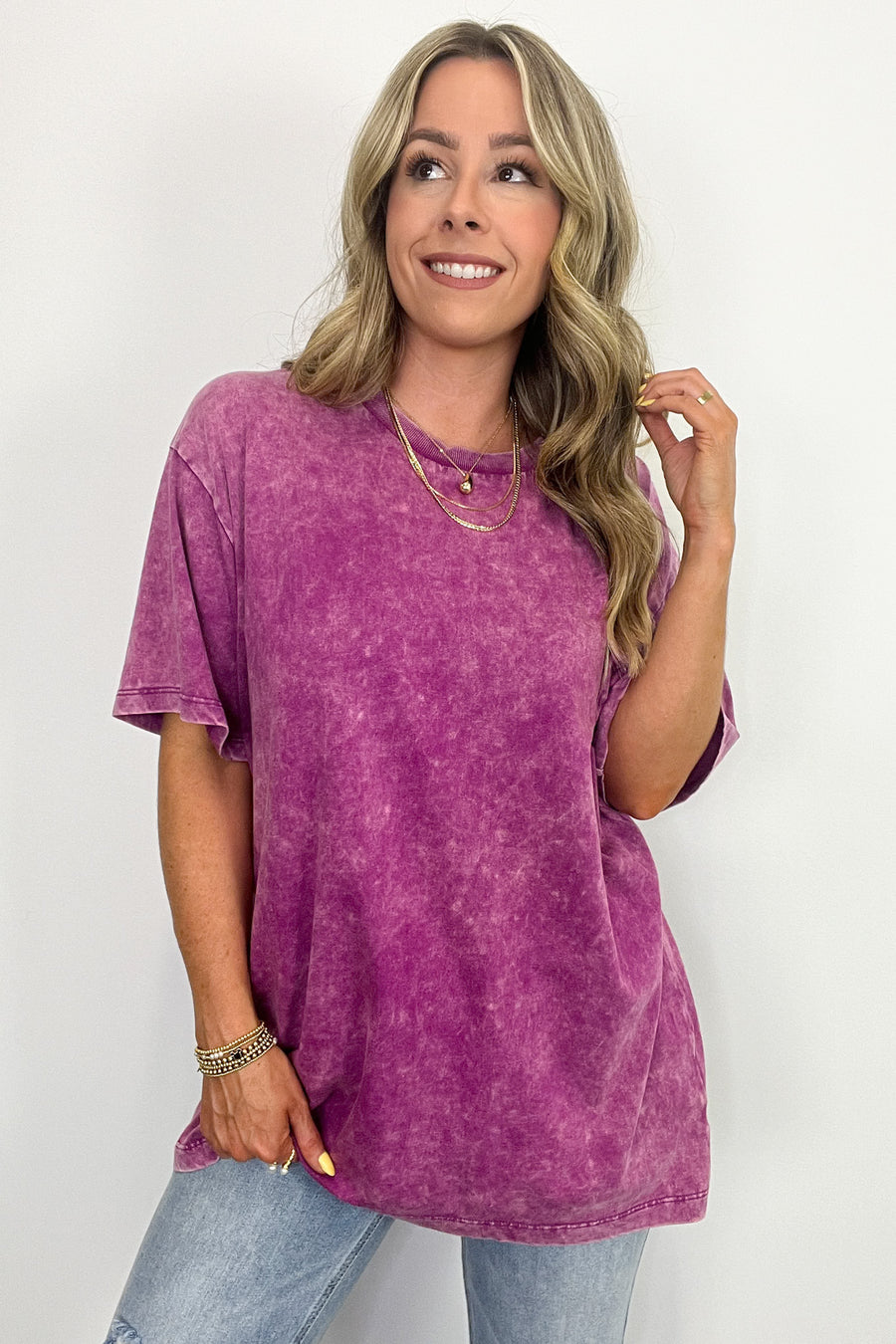  Melena Mineral Washed Relaxed Top - BACK IN STOCK - Madison and Mallory