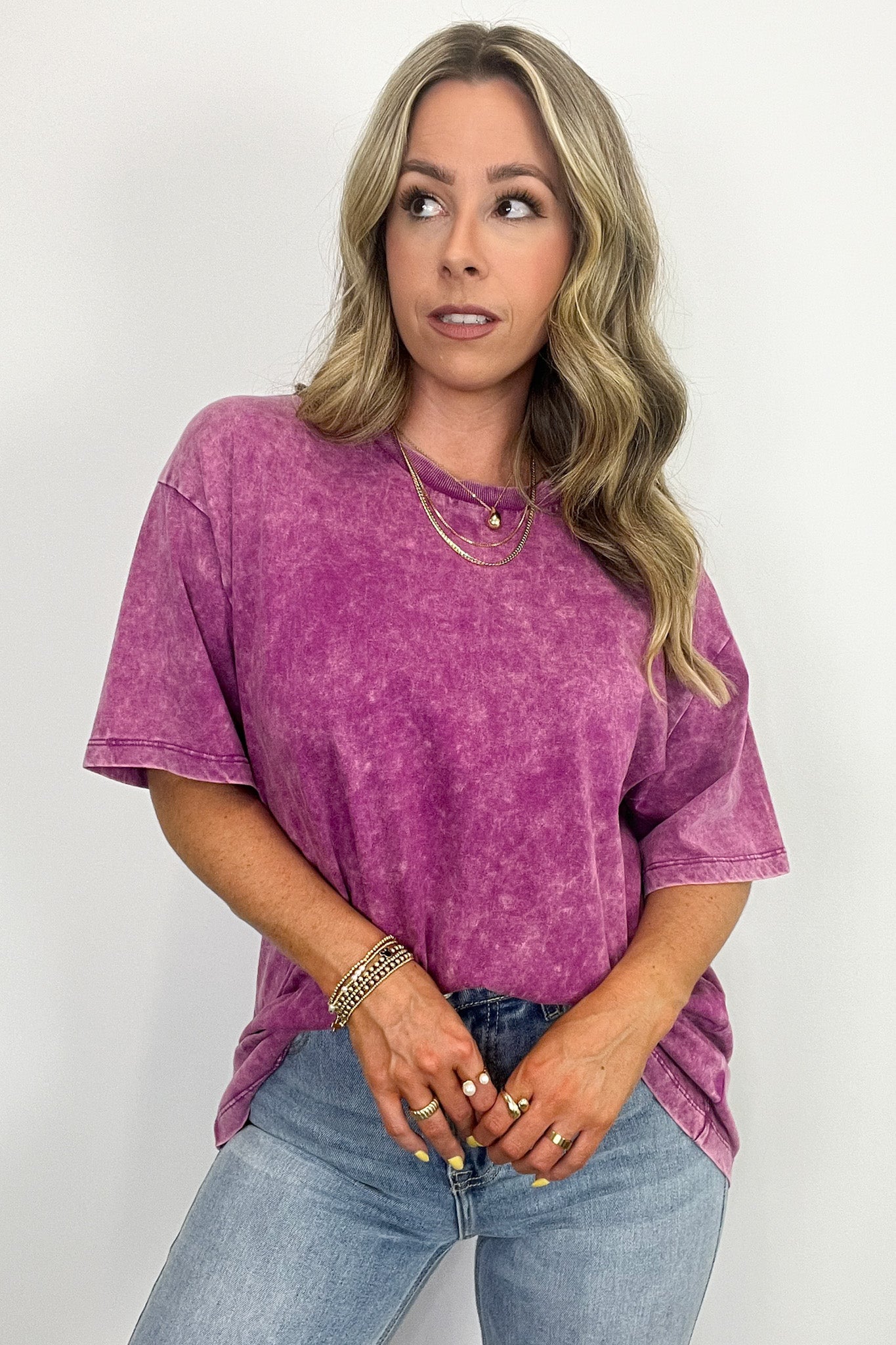  Melena Mineral Washed Relaxed Top - BACK IN STOCK - Madison and Mallory