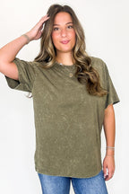 Melena Mineral Washed Relaxed Top - BACK IN STOCK - Madison and Mallory