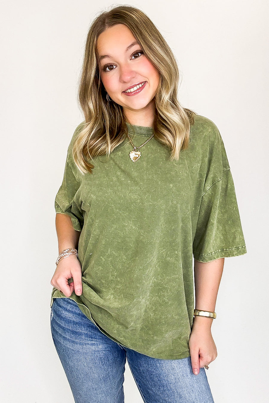 Melena Mineral Washed Relaxed Top - BACK IN STOCK - Madison and Mallory
