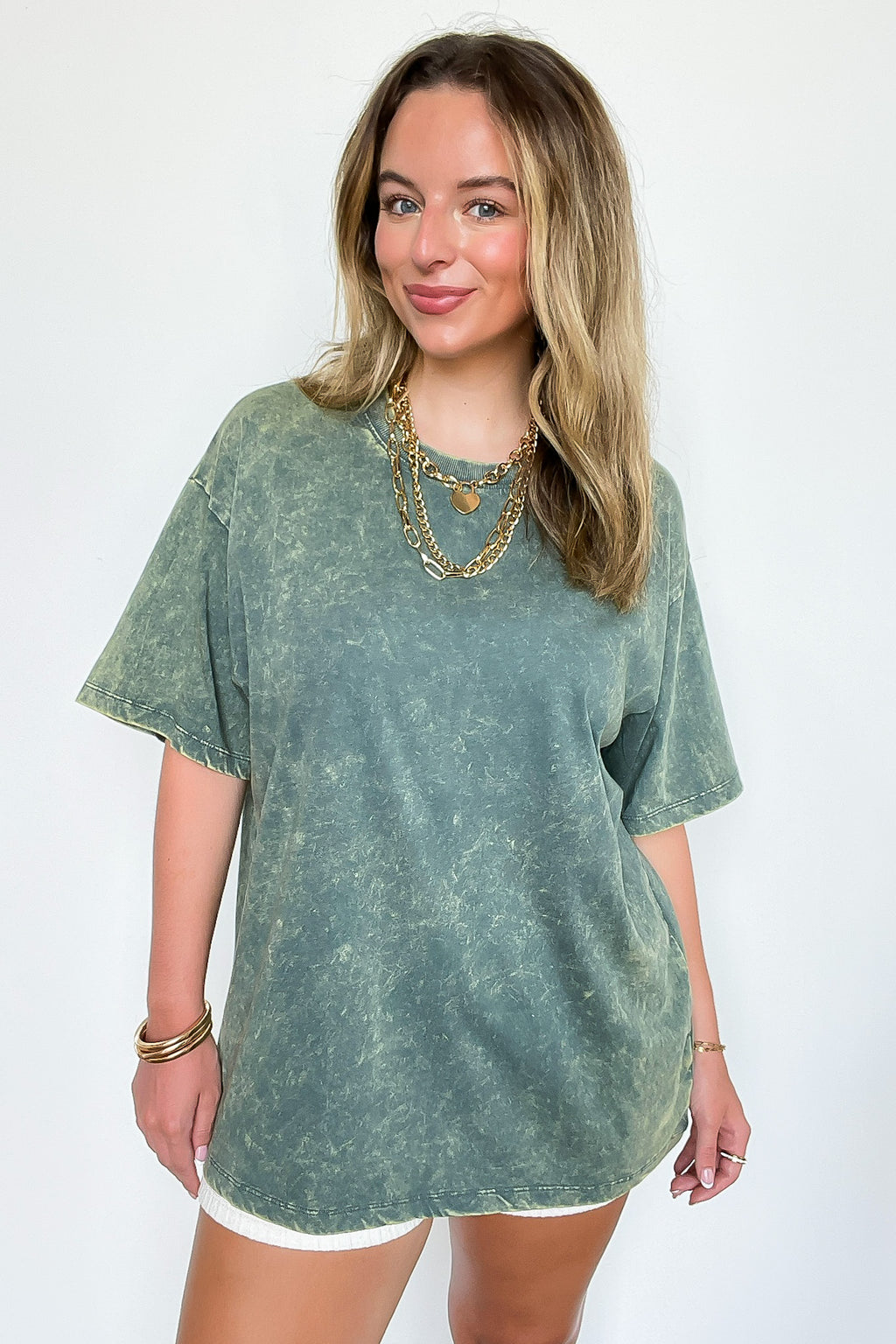 Melena Mineral Washed Relaxed Top