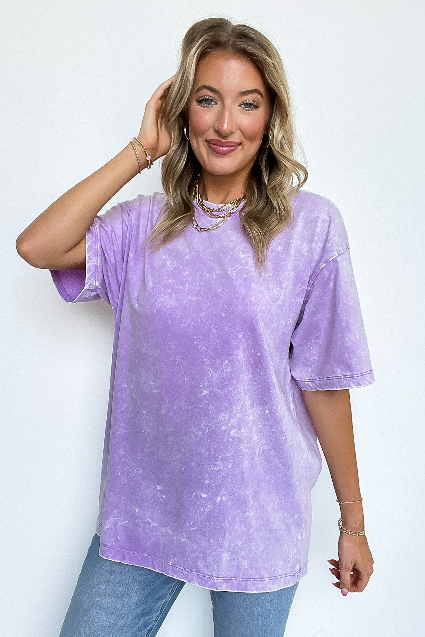 Melena Mineral Washed Relaxed Top - BACK IN STOCK