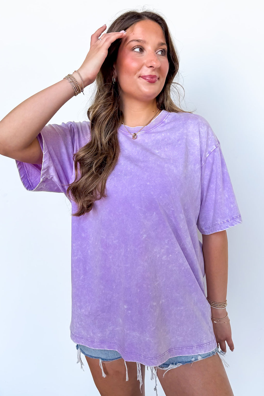Melena Mineral Washed Relaxed Top