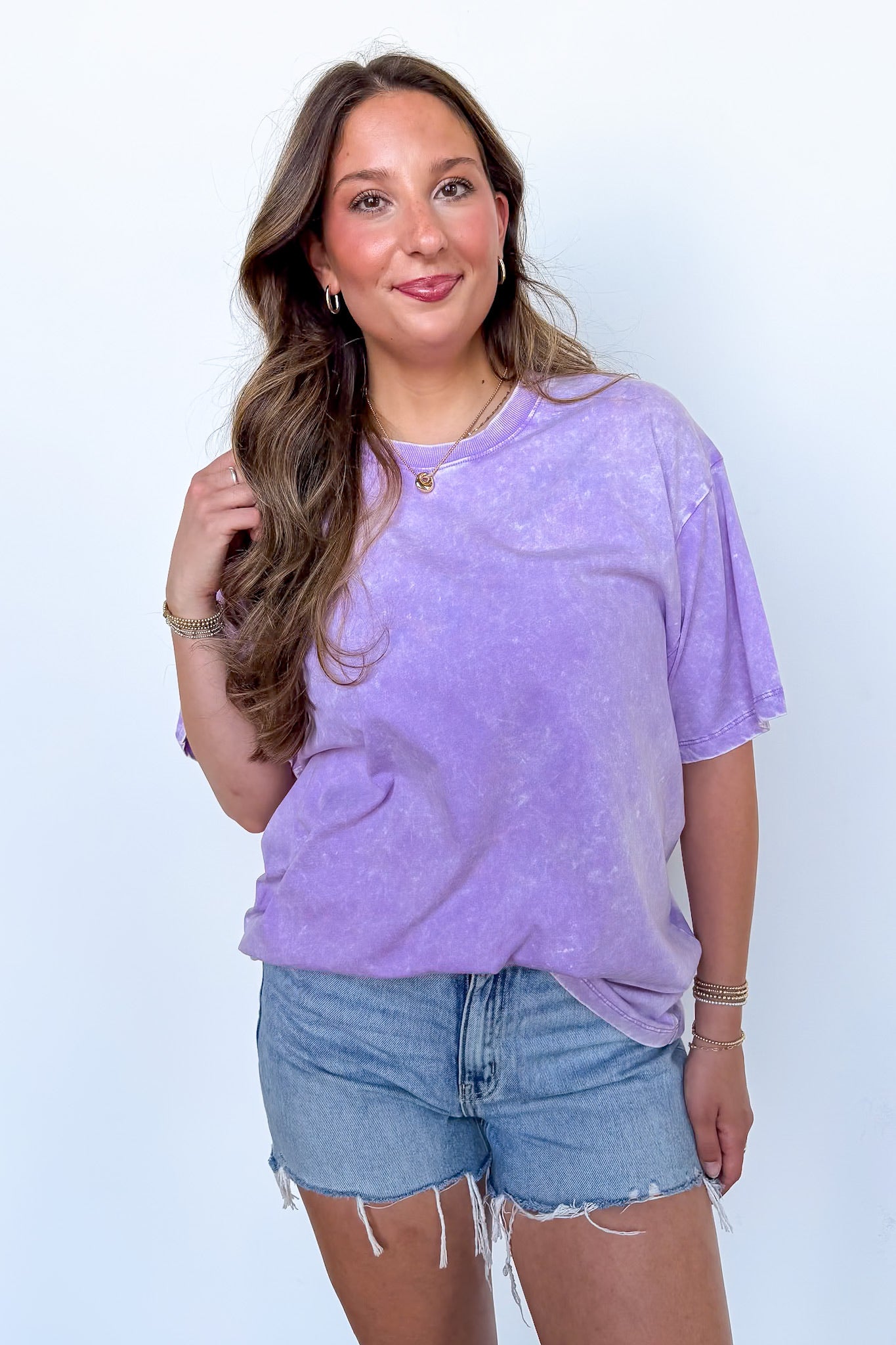 Melena Mineral Washed Relaxed Top - BACK IN STOCK