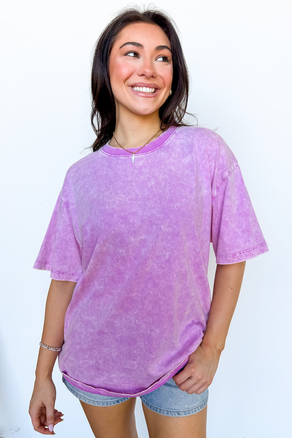 Melena Mineral Washed Relaxed Top