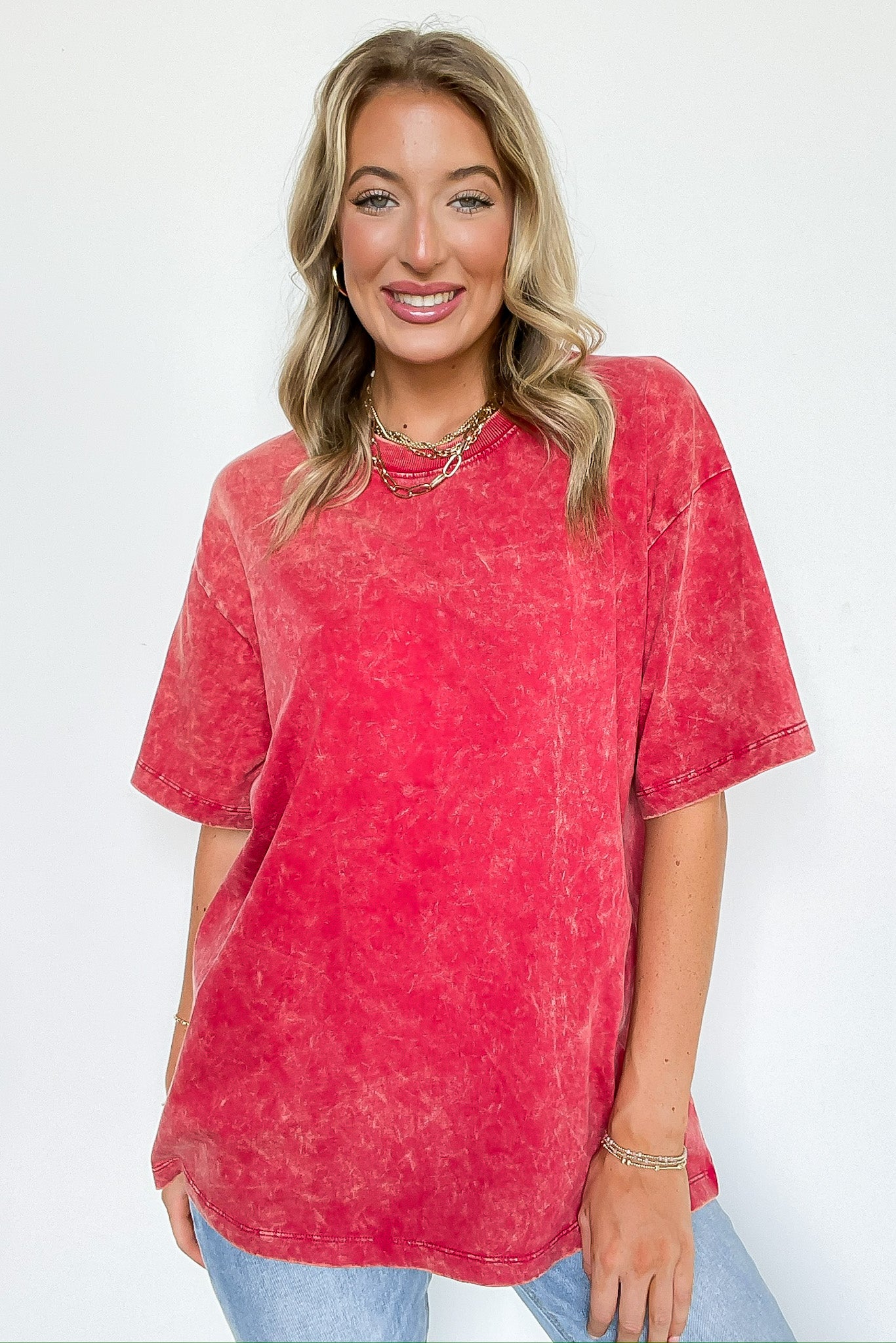 Melena Mineral Washed Relaxed Top - BACK IN STOCK