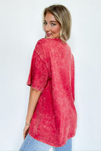 Melena Mineral Washed Relaxed Top - BACK IN STOCK - Madison and Mallory