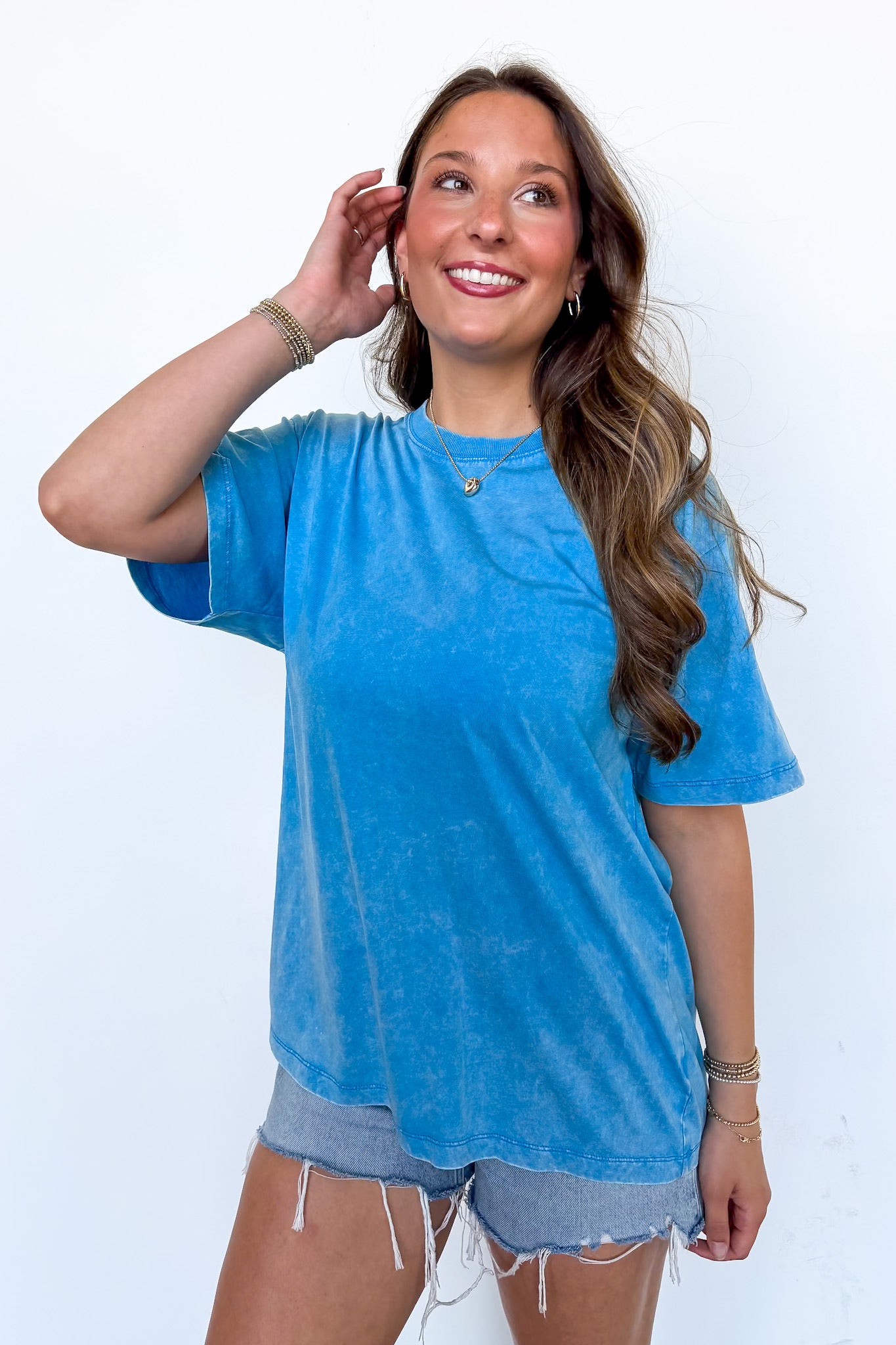Melena Mineral Washed Relaxed Top - BACK IN STOCK