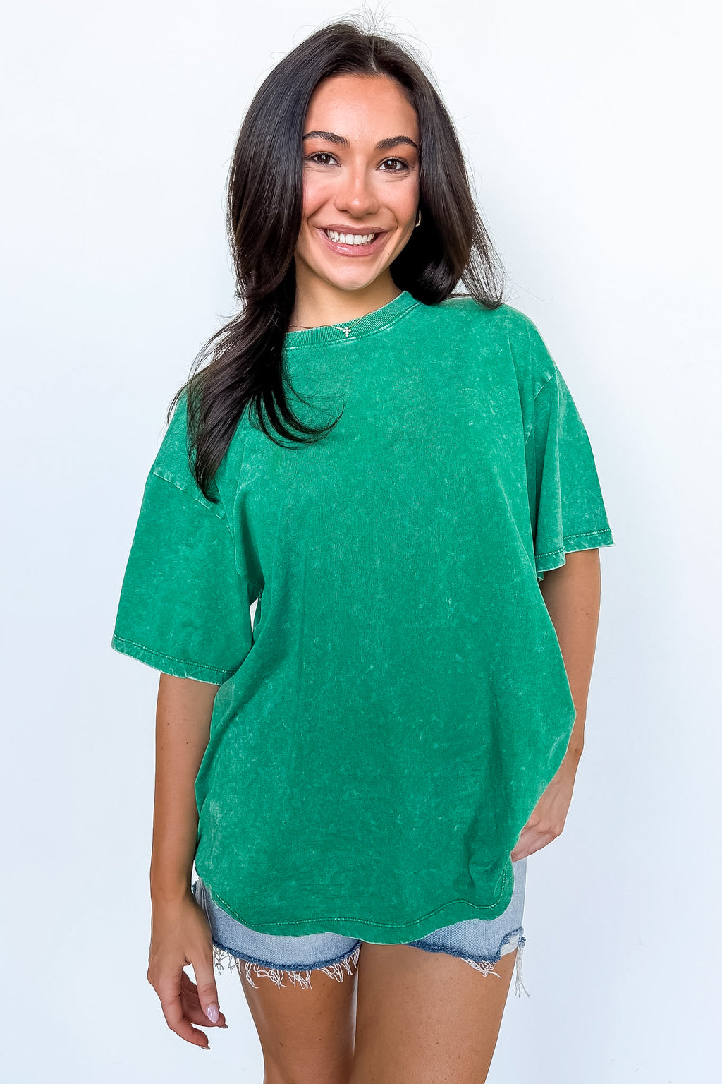 Melena Mineral Washed Relaxed Top