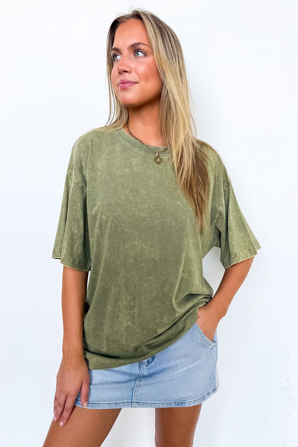 Melena Mineral Washed Relaxed Top - Madison and Mallory