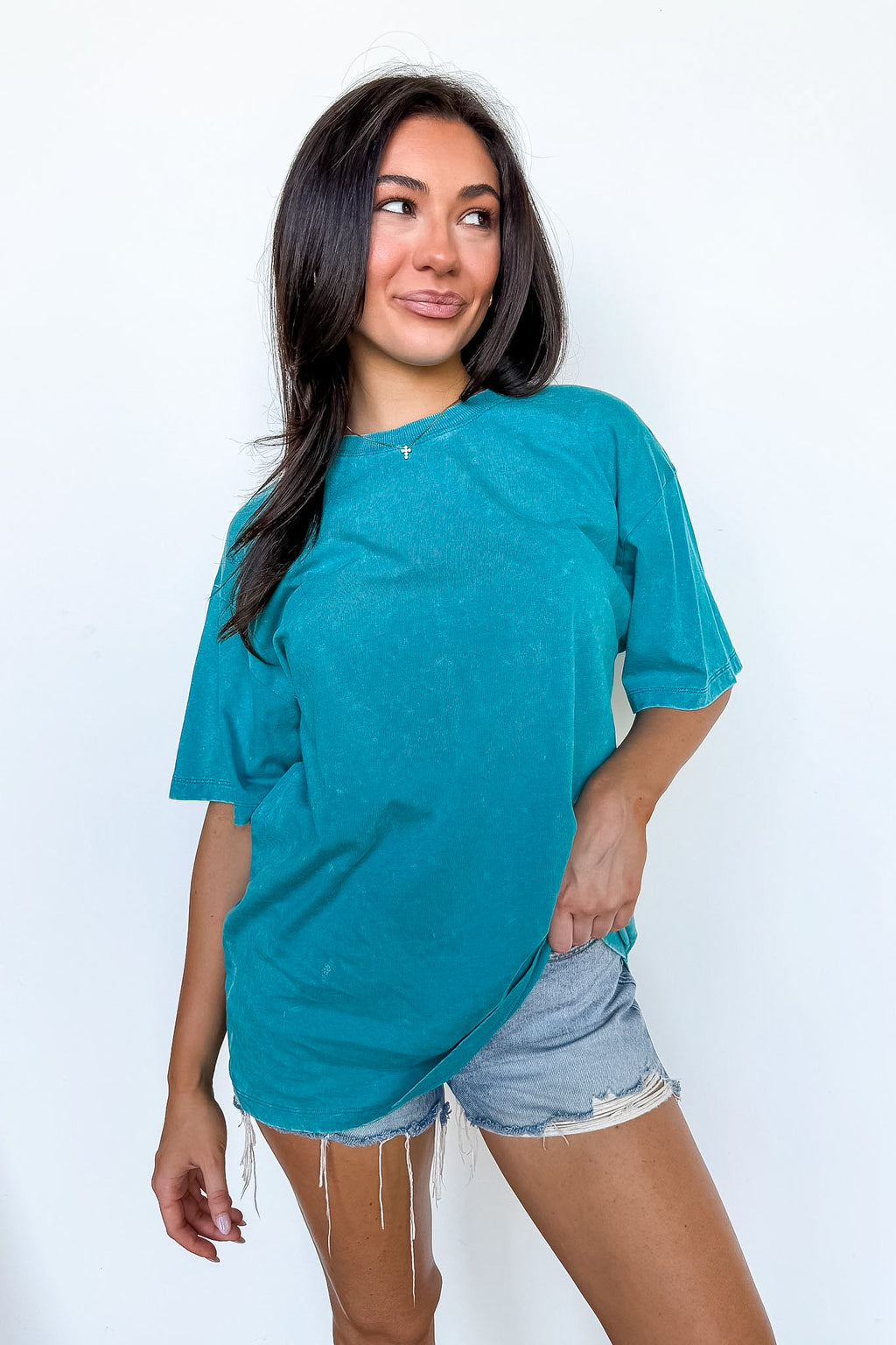 Melena Mineral Washed Relaxed Top - BACK IN STOCK
