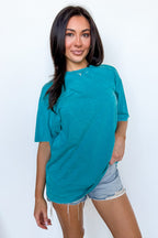 Melena Mineral Washed Relaxed Top