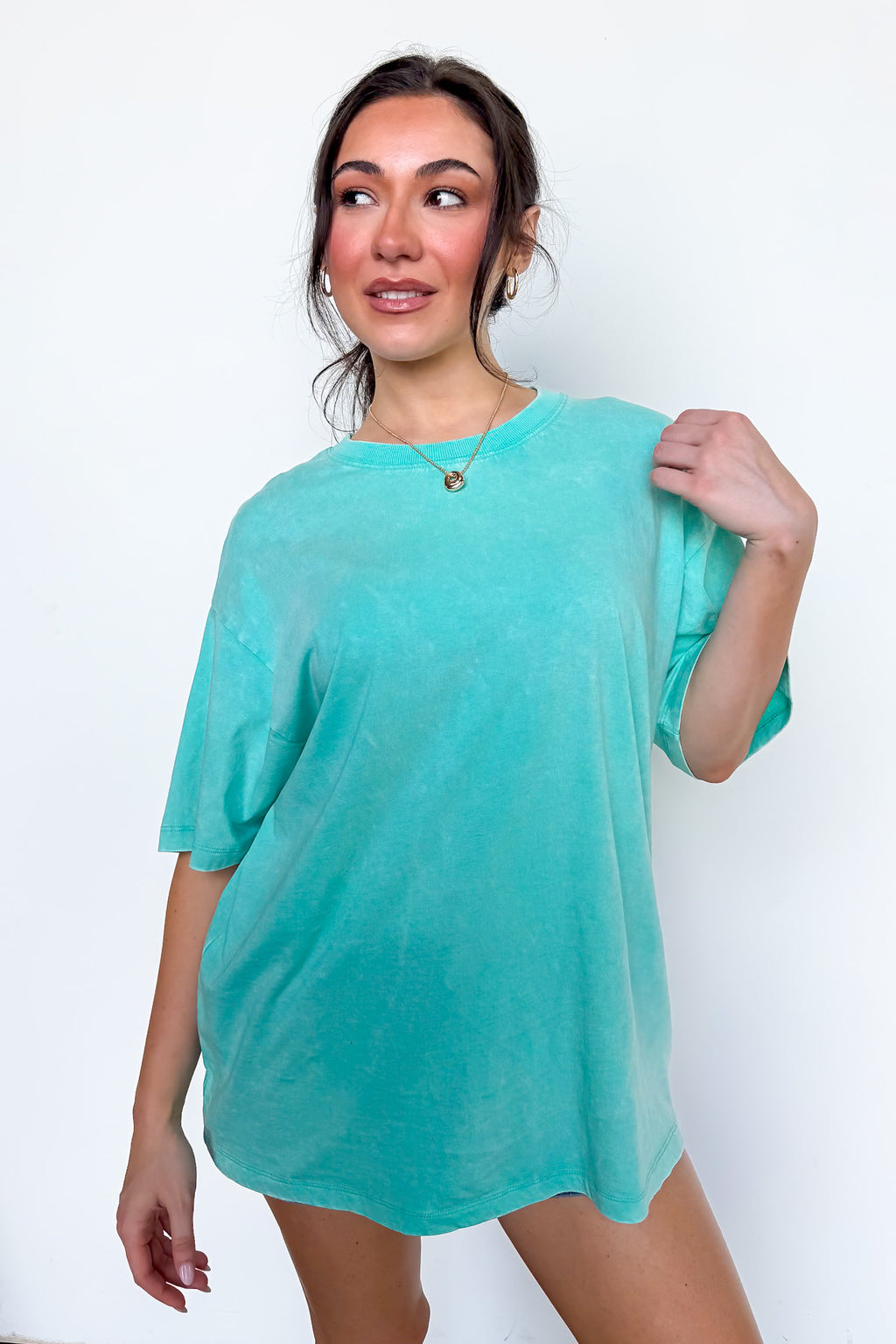 Melena Mineral Washed Relaxed Top - Madison and Mallory