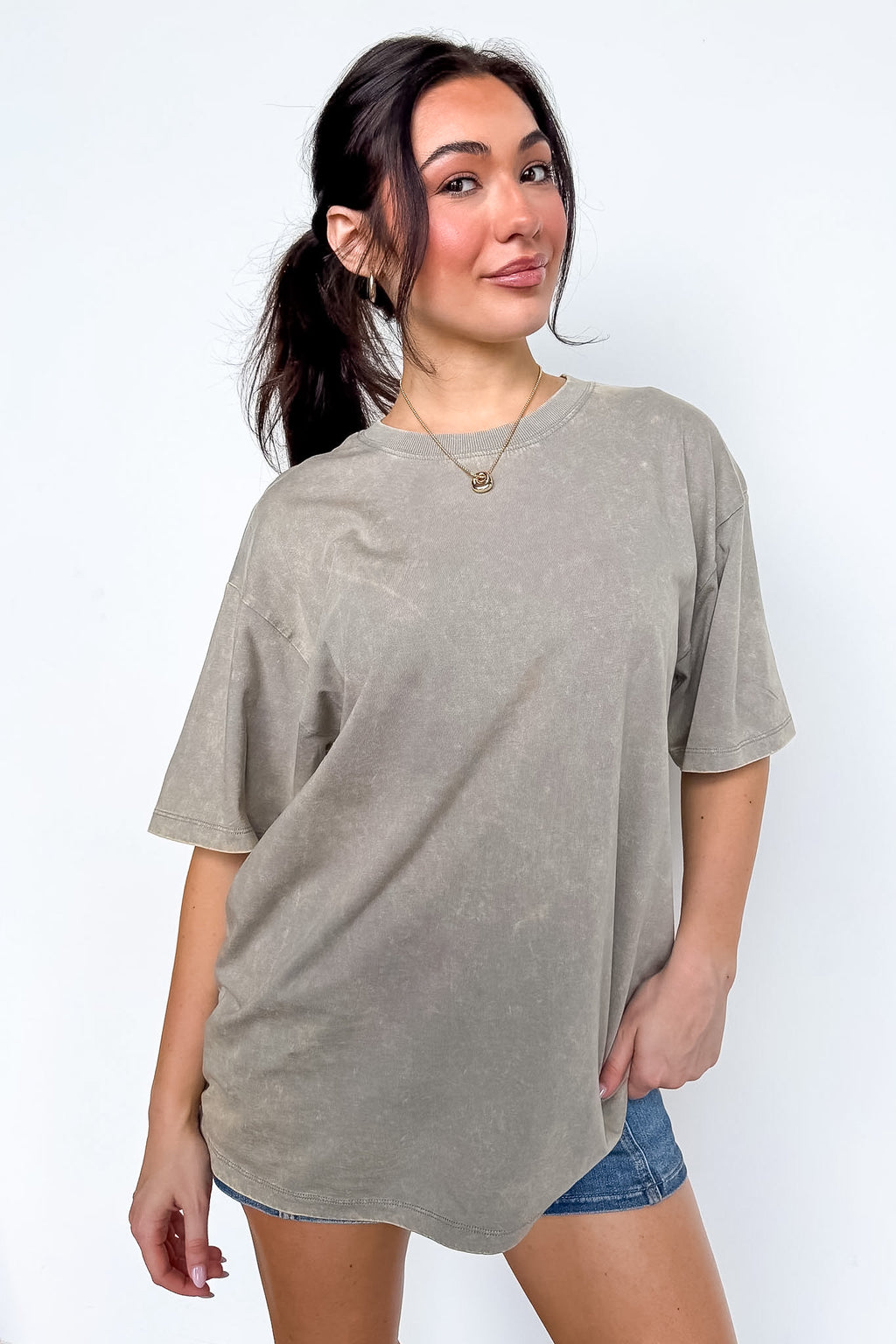 Melena Mineral Washed Relaxed Top - Madison and Mallory