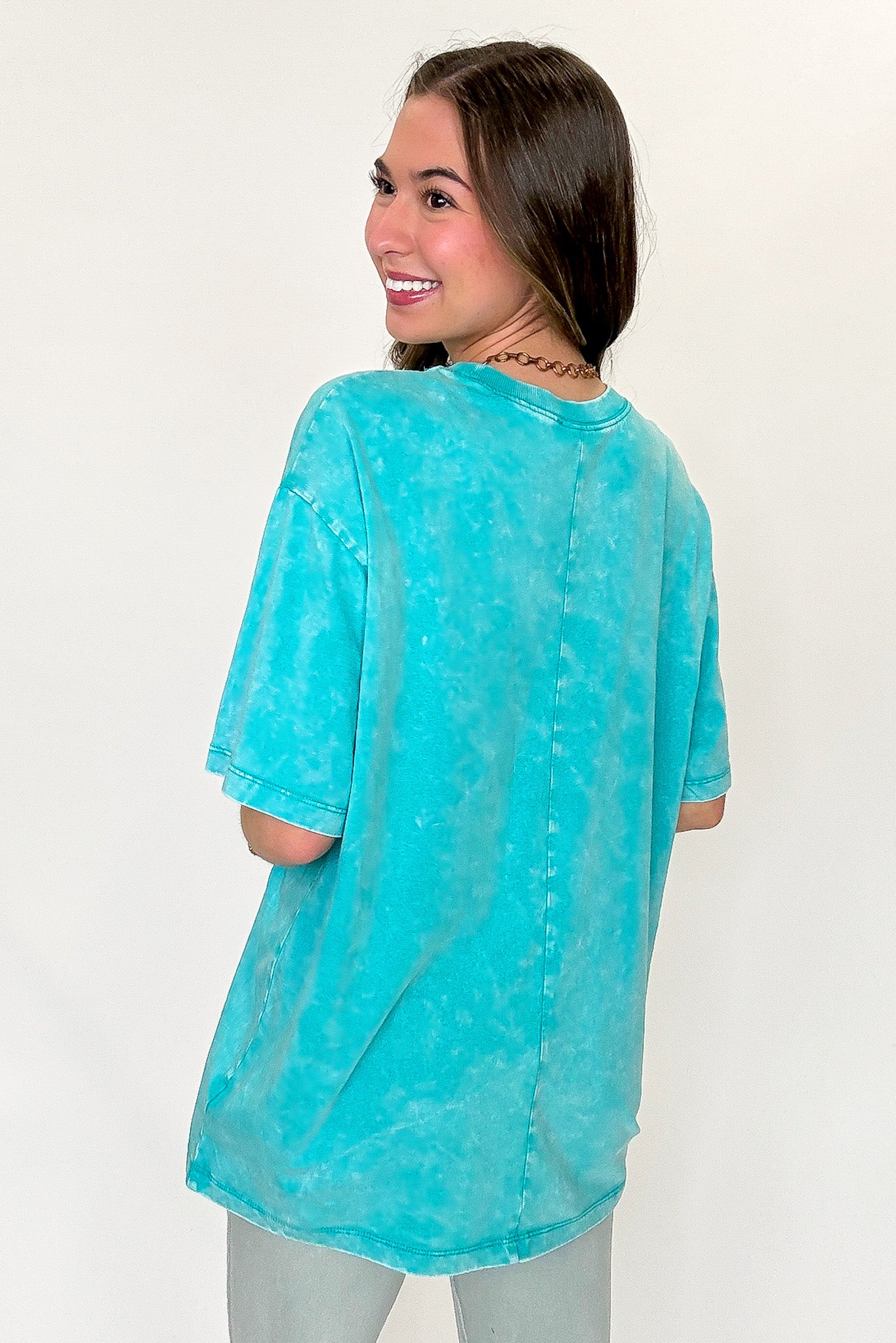 Melena Mineral Washed Relaxed Top - BACK IN STOCK