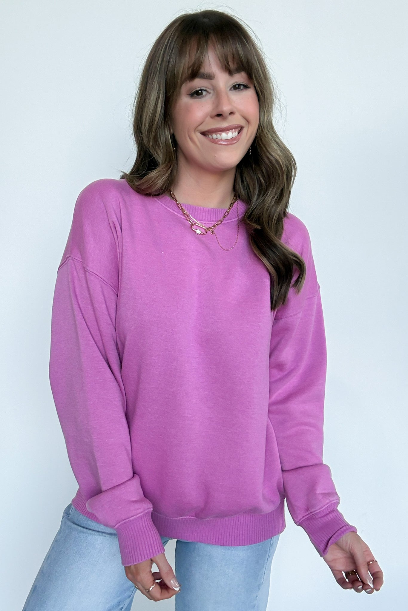 Mellow Mode Acid Wash Relaxed Sweatshirt - BACK IN STOCK - Madison and Mallory