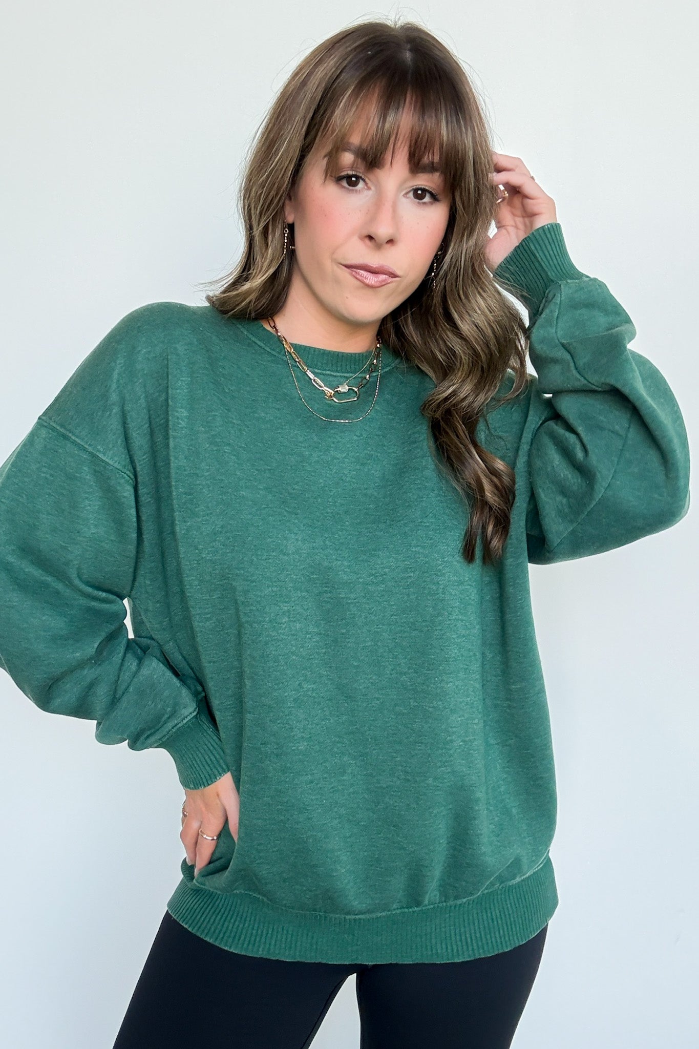  Mellow Mode Acid Wash Relaxed Sweatshirt - Madison and Mallory