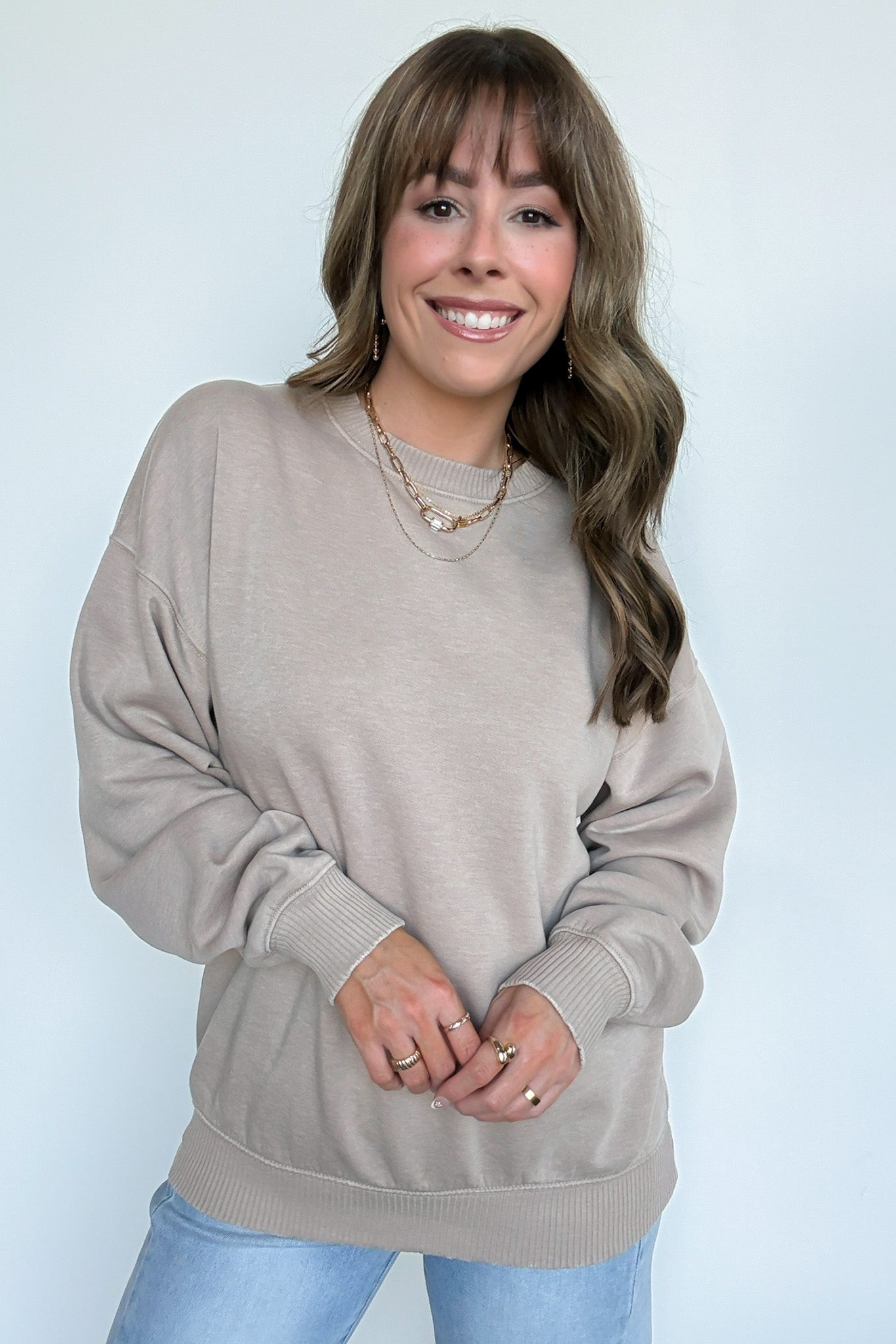 Mellow Mode Acid Wash Relaxed Sweatshirt - BACK IN STOCK - Madison and Mallory