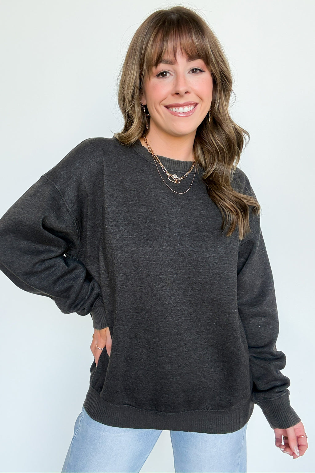Mellow Mode Acid Wash Relaxed Sweatshirt - BACK IN STOCK - Madison and Mallory