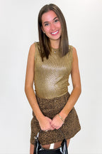 Midnight Shimmer Round Neck Glitter Knit Top - FIAL SALE - Madison and Mallory
