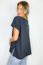 Mineral Mist Relaxed Tee - FINAL SALE - Madison and Mallory