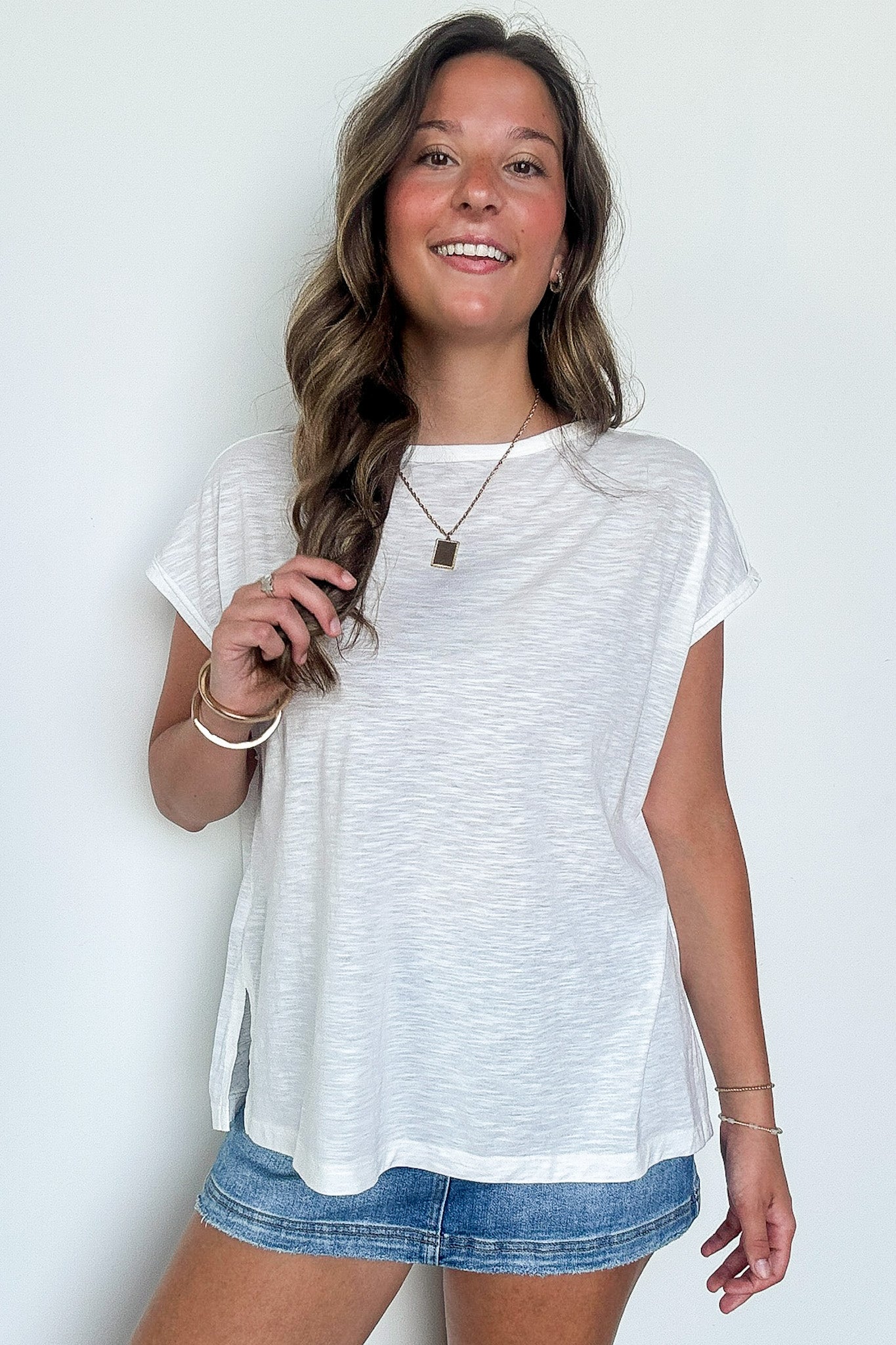 Mineral Mist Relaxed Tee - Madison and Mallory