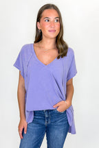 Mineral Motion V-Neck Top - Madison and Mallory