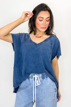 Mineral Motion V-Neck Top - Madison and Mallory