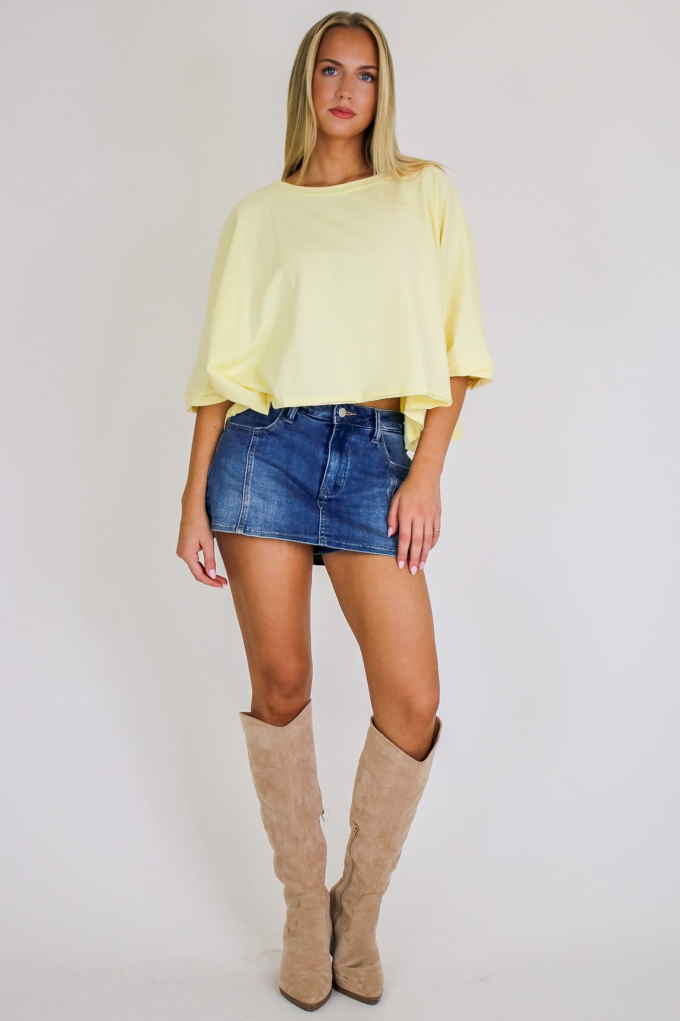 Minimal Luxe Oversized Boxy Tee - Madison and Mallory