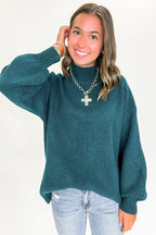 Minimal Mood Mock Neck Sweater - FINAL SALE - Madison and Mallory