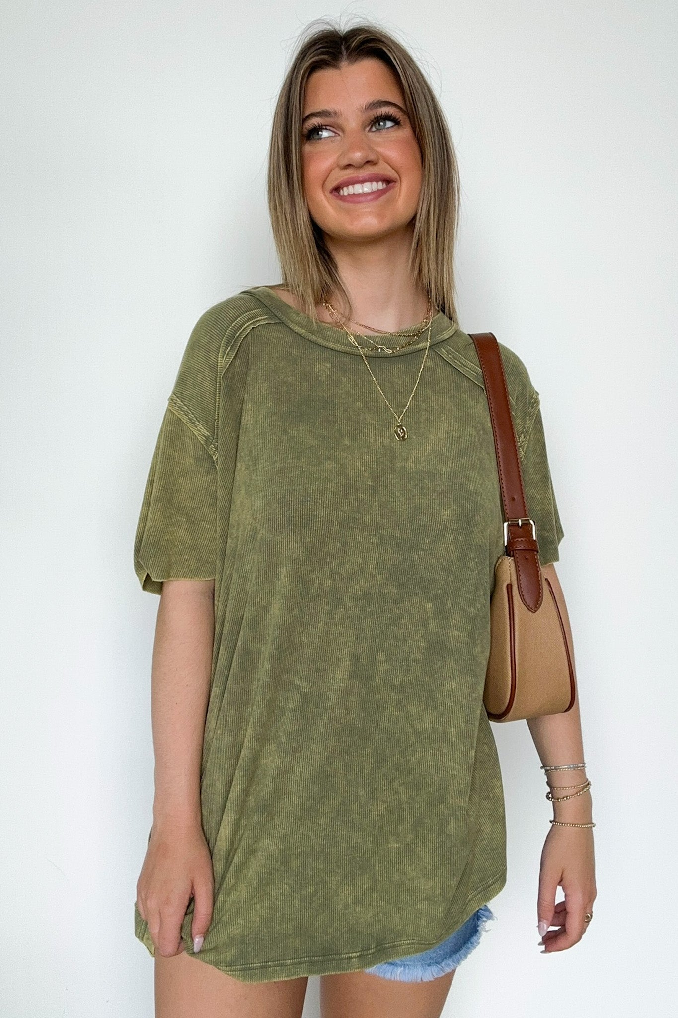  Mirissa Mineral Washed Boat Neck Top - BACK IN STOCK - Madison and Mallory