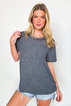 Mirissa Mineral Washed Boat Neck Top - BACK IN STOCK - Madison and Mallory