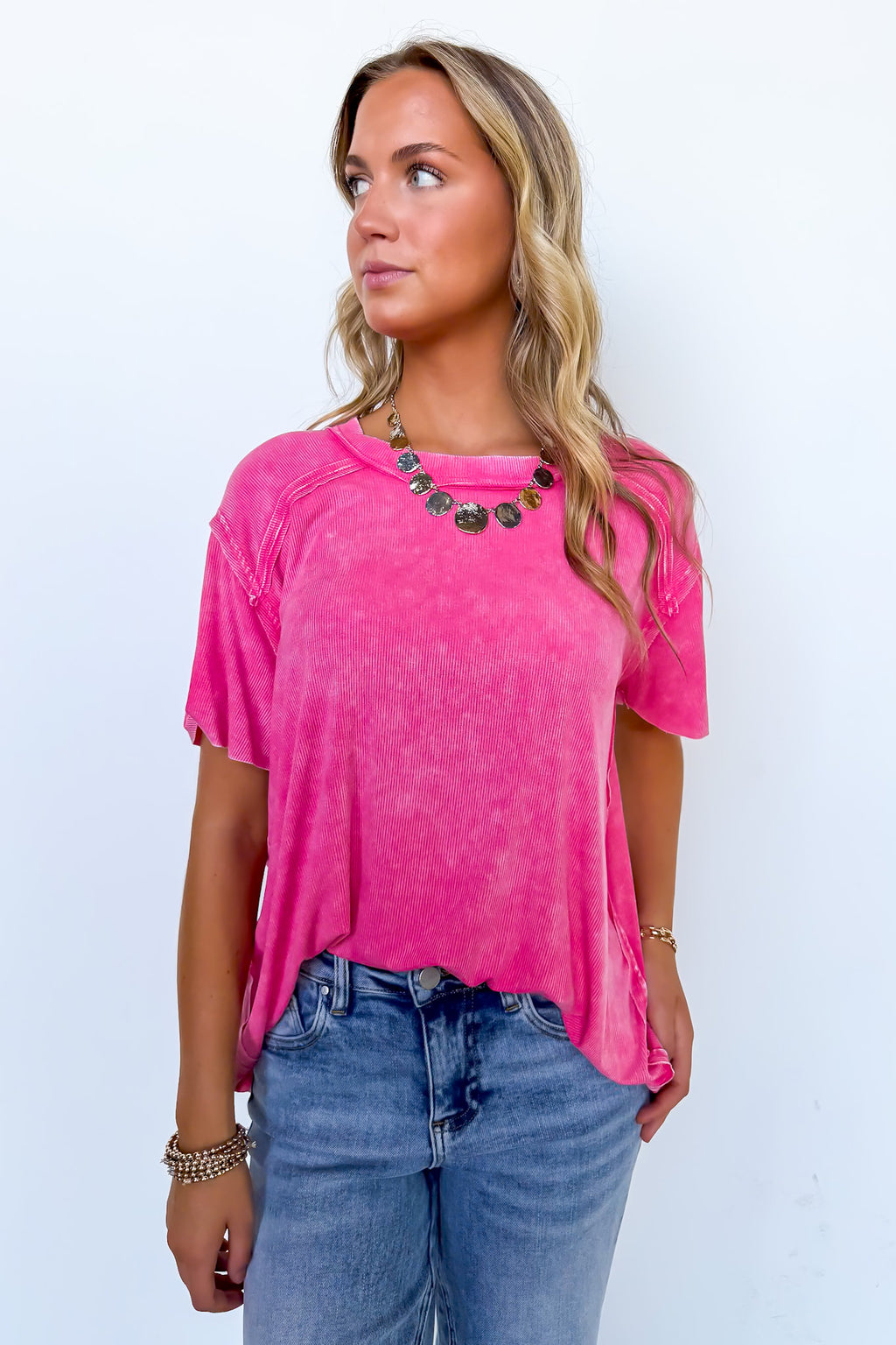 Mirissa Mineral Washed Boat Neck Top - BACK IN STOCK - Madison and Mallory