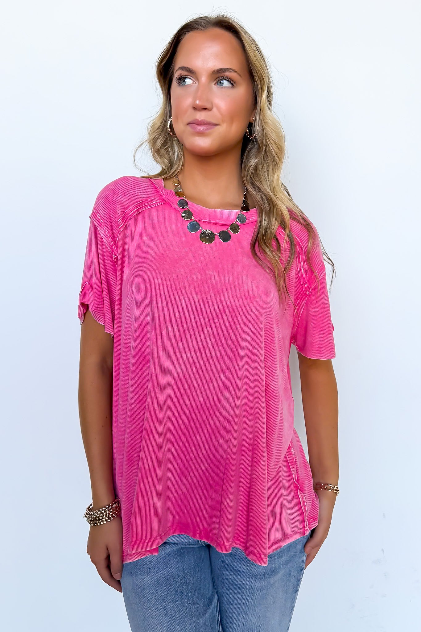 Mirissa Mineral Washed Boat Neck Top - BACK IN STOCK - Madison and Mallory